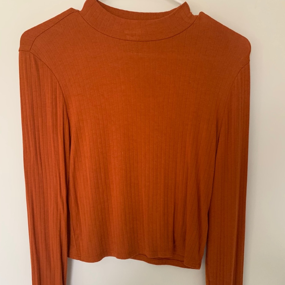 Pumpkin long sleeve sweater